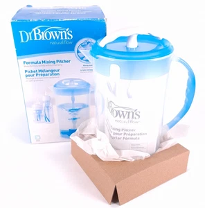 Jarra mezcladora Dr Browns Baby Formula azul con tapón ajustable 1000 ml/32 oz - Imagen 1 de 16