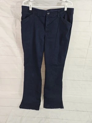Lee Womens SZ 16 Flex Motion Chino Pants Medium Regular Fit Navy Blue Trousers - Image 1 of 4