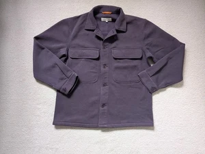 Far Afield Overshirt Jacke L Lila Heavyweight Cotton Shacket Workwear - Bild 1 von 9