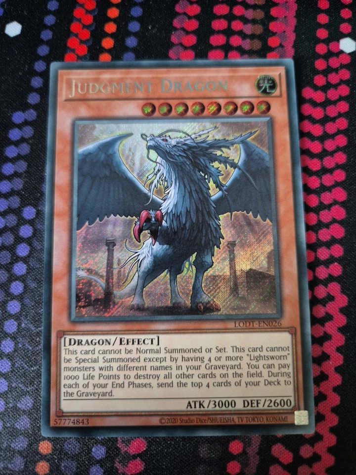 Yu-Gi-Oh! TCG Judgment Dragon Secret Rare Lodt-EN026 - Image 1 of 1