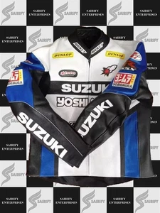 Suzuki Motorcycle Jacket – Men’s Riding Gear – CE Armored Street Racing - Picture 1 of 3