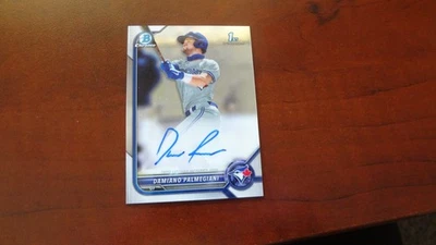 2022 BOWMAN CHROME # CPA-DP DAMIANO PALMEGIANI AUTOGRAPED BASEBALL CARD - Image 1 of 3