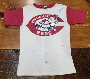 1970's JOHNNY BENCH Signed CINCINNATI REDS Little League Jersey-JSA - Picture 1 of 10