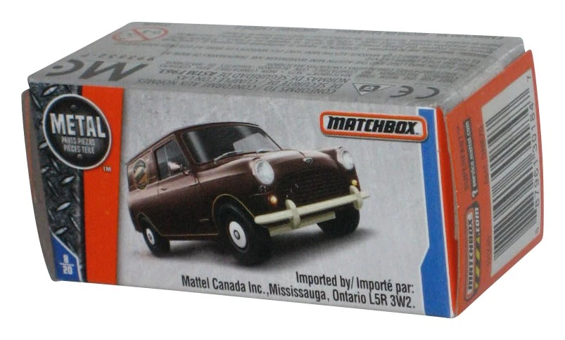 Matchbox Power Grabs Box MBX Service (2017) Brown Austin Mini Van Toy 8/20 - Image 1 of 1