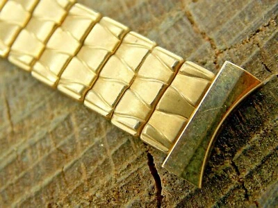 Correa de reloj vintage Baldwin Expansion NOS sin usar 12 mm para damas llena de oro amarillo Foto 1 de 3