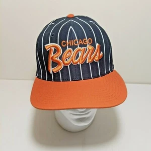 Chicago Bears 47 Forty Seven NFL Hat Cap Adjustable Black + Orange White Stripes - Picture 1 of 5