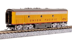 Broadway Limited 7784 N Scale UP EMD F7B Yellow & Gray Diesel Locomotive #1468B - Picture 1 of 3