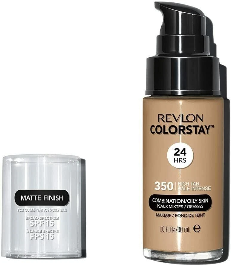 REVLON ColorStay Foundation RICH TAN 350 Combination Oily Skin 30mL Pump - Image 1 of 1