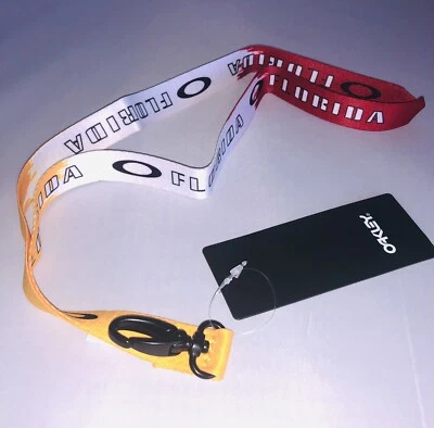 Nuevo Oakley Florida Flag Lanyard Holder Edición Limitada Raro X-Metal Gafas de Sol Foto 1 de 2