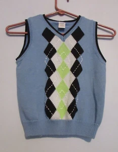 Gymboree Boys Blue Sweater Vest Size 4 EUC!!! - Picture 1 of 2