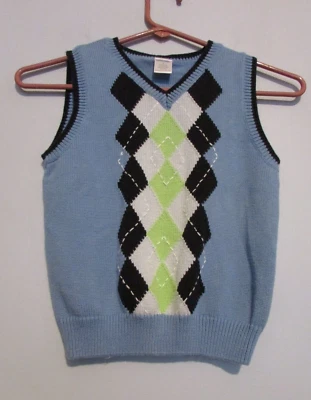 Gymboree Boys Blue Sweater Vest Size 4 EUC!!! - Image 1 of 2