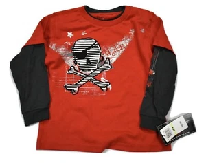 Mad Engine Toddler Pirate Skull & Crossbones Shirt New 4T - Picture 1 of 1