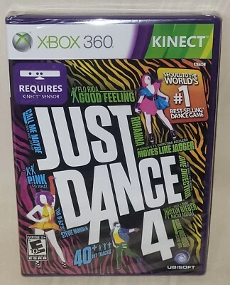 JUST DANCE 4 Xbox 360 Complete Game NEW & SEALED - Image 1 of 3