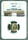 1986 D ROOSEVELT DIME NGC MS67 MAC 90FT PQ 2ND FINEST REGISTRY RARE $1,250 FT *