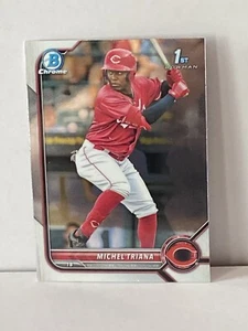 Michel Tirana, RC, 2022 Bowman, 1st Bowman, Karte BCP-75, kostenloser Versand! - Bild 1 von 2