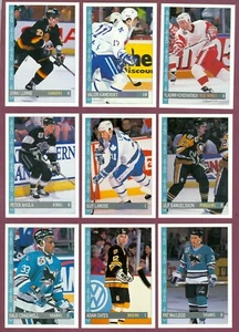 1992-93 OPC O PEE CHEE HOCKEY CARD 265-396 & ANNIVERSARY SERIES WRAPPER SEE LIST - Picture 1 of 164