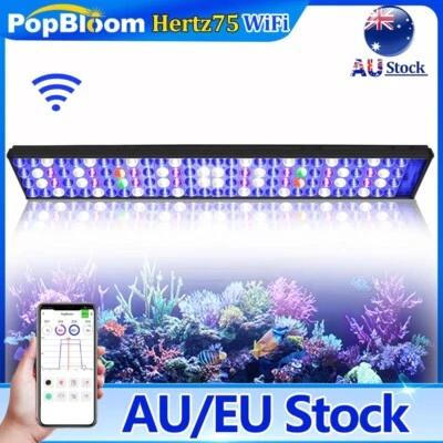 PopBloom Led Aquarium Light Full Spectrum for 90cm Reef Coral Marine Fish Tank - Image 1 of 4