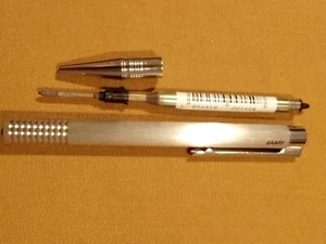 Lamy Logo Ballpoint Pen Stainless Steel branded BASF with M16 Black refill - Picture 1 of 16