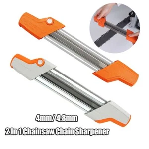 2 in 1 Easy File Chainsaw Chain Sharpener 3/8 P 4.0mm / 4.8mm Fast Saw Teeth✨ - Picture 1 of 15