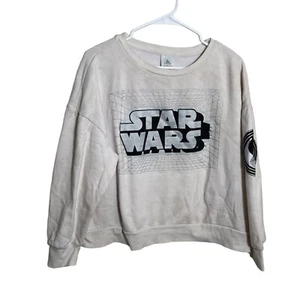 Disney Parks Star Wars Rebel Sweatshirt Women's XL Cropped Crew White - Bild 1 von 13