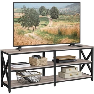 3-Tier TV Stand Media Entertainment Center w/Storage Shelves for up to 70'' TV - Picture 1 of 12
