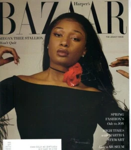 MEGAN THEE STALLION Harper's Bazaar Magazine March 2021 WON'T QUIT - Picture 1 of 1
