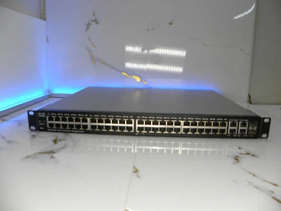 CISCO SF300-48PP 48 Port PoE+ Ethernet Network Switch 2x SFP Rack Mount #18P - Image 1 of 4