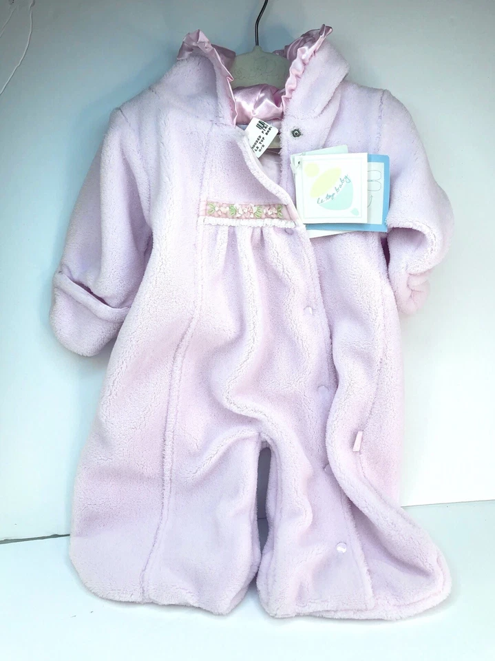 Mono Le Top Infantil Bebé Niña Bunting Rosa Claro Talla Nuevo en Caja Hasta 10 Libras Foto 1 de 4