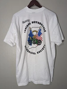 Vintage Indiana Motorcycle Historical Society T-Shirt Größe XXL - Made in USA - Bild 1 von 11