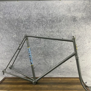 Vintage Trek Frame Set 61 cm Reynolds 531 USA Lugged Steel Suntour 80s Tall 24 - Picture 1 of 21