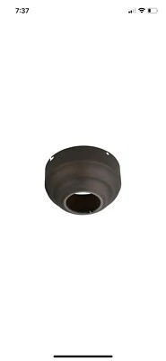 Monte Carlo Fans MC95RB Accessory - Slope Ceiling Adapter-3.25 Inches Tall and - Image 1 of 2