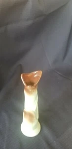 Bud vase Brown & Green Art Pottery - Picture 1 of 4
