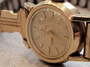 Vintage Omega Damenuhr 14K Gold gefüllt - ungetestet - Bild 1 von 3