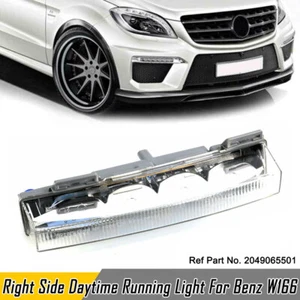 Car Right Side Daytime Running Light DRL Lamp Fits For Benz W166 ML350 ML550 SU - Foto 1 di 9