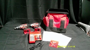 Milwaukee M18 2893-22CX Kit di utensili per trapano a percussione e trapano a percussione a percussione - Rosso - Foto 1 di 6
