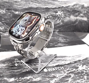 Apple Watch Ultra Titanium 49mm – Diamond Mirror Polished | Oyster Bracelet - Photo 1 sur 3