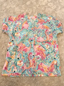 Lilly Pulitzer Women’s Scrub Top Size XS - Figs Grey’s Anatomy - Picture 1 of 5