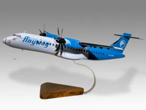 ATR 72-600 Virtual Airlines Anyway Desk Wood Airplane Model Large Scale 1/72 - Picture 1 of 12