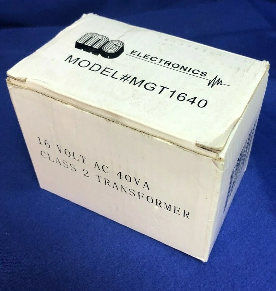 MG Electronics MGT1640 16 Volt AC 40 VA Transformer