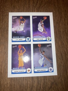 2004-05 Topps Bazooka 4 on 1 Sticker - Smith Allen Vujacic Martin - Rookies #37