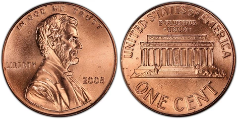 2008 P LINCOLN PENNY - 1c Lincoln Memorial theme ** ON HAND ** Cover