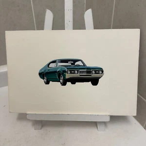 Oldsmobile Cutlass Car Illustration Art Drawing Hand Drawn Robert Preis Vintage - Picture 1 of 7