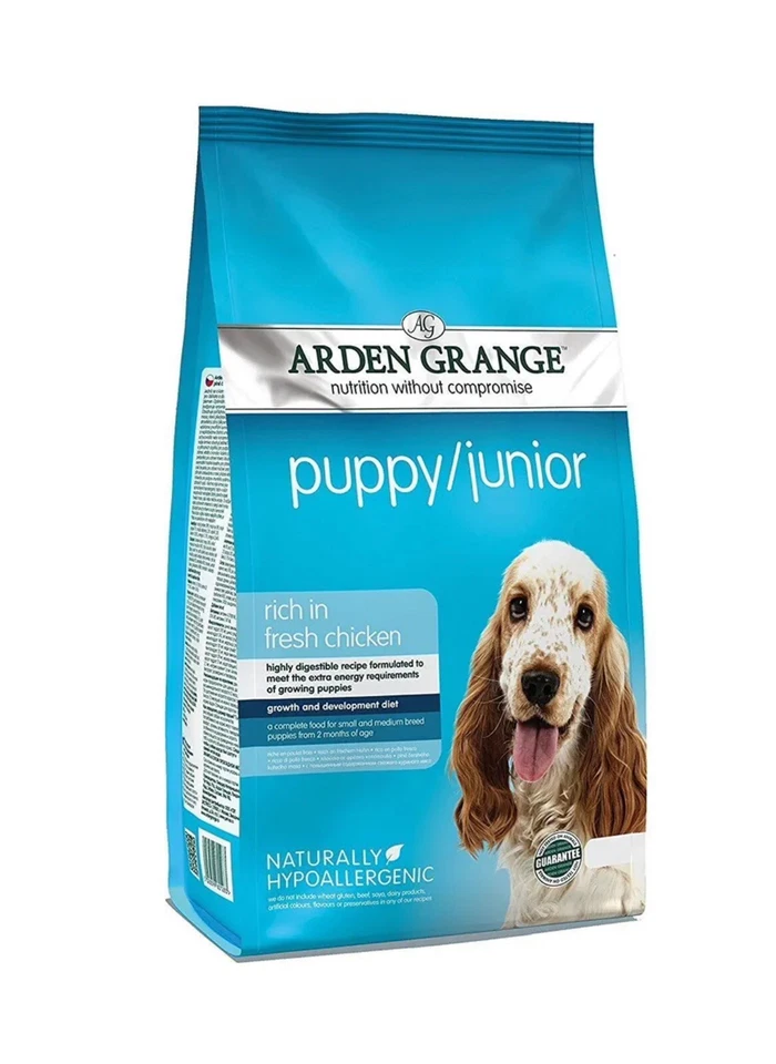 Arden Grange Puppy/Junior Chicken Dry Dog Food 12kgs CHEAPEST ON EBAY