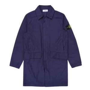 STONE ISLAND COTTON NYLON BATAVIA TRENCH COAT BLUE SUPREME 761570333 JACKET XXL - Picture 1 of 18