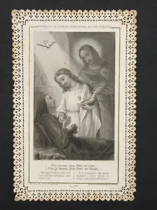 Tarjeta santa santino merlettato canivet LETAILLE PL. 292 JESÚS - Imagen 1 de 2