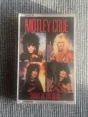 Motley Crue Shout At The Devil 1983 Elektra Asylum Cassette Tape Factory Sealed - Image 1 of 4