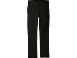Nautica Big Boys Uniform Flat Front Pants Black Size 10 -