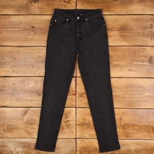 Vintage Levis 912 Jeans 28 x 30 Dark Wash Skinny Schwarz Orange Tab Denim - Bild 1 von 8