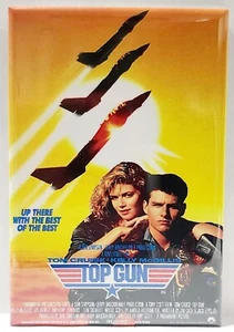 Top Gun MAGNET 2"x3" Refrigerator Locker Movie Poster Image Vintage Image 3 - Picture 1 of 3