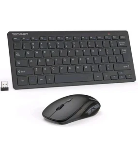 TECKNET 2.4G Slim Silent Wireless Keyboard and Mouse NEW - Picture 1 of 8